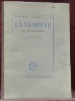 La tempête. Texte français de Pierre-Louis Matthey.