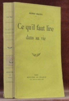Ce qu’il faut lire dans sa vie.