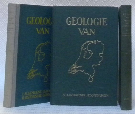 Geologie van Nederland. 3 volumes. I. Algemeene geologie. II. Historische …
