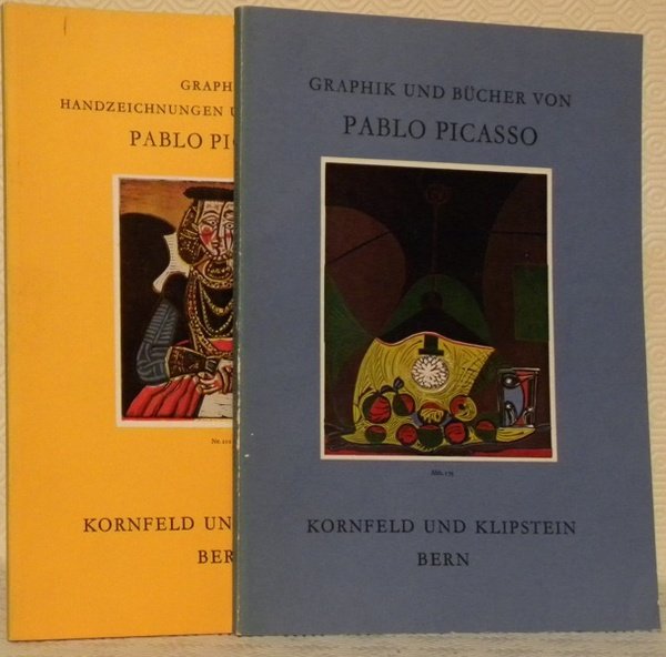 PABLO PICASSO. Graphik-Handzeichnungen und Bücher. Auktion 173-210. 2 Bande.