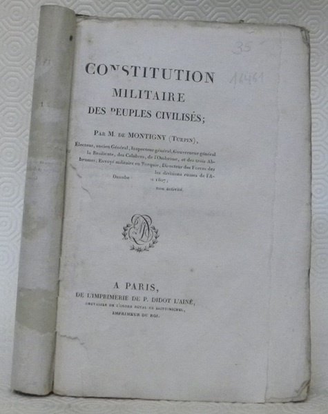 Constitution militaire des peuples civilisés.