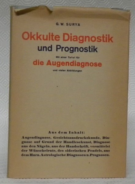 Okkulte Diagnostik und Prognostik. Fünfte erweiterte Auflage.