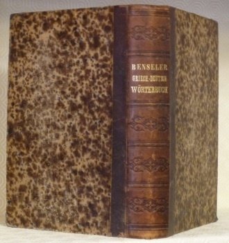 Griechisch-Deutsches Schul-Wörterbuch. 3. verbesserte Auflage.