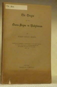 The Origin of the Gunu-Signs in Babylonian. Diss. | Immagine principale