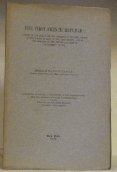 The First French Republic: A Study of the Origin and … | Immagine principale