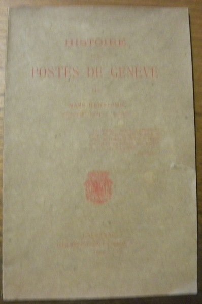 Histoire des postes de Genève.