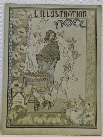 L’Illustration. Numéro de Noël 1891.Couverture en couleur de Carloz Schwabe.