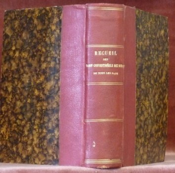 Recueil des tarifs conventionnels des douanes de tous les pays …