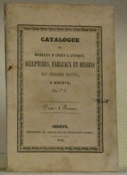 Catalogue des modèles d’après l’antique, scuptures, tableaux et dessins du … | Immagine principale