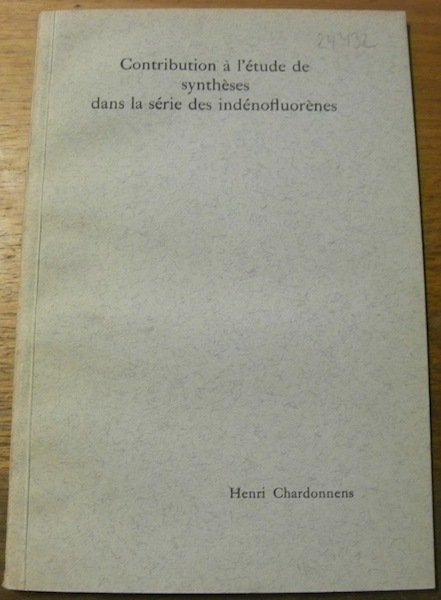 Contribution à l’étude de synthèse dans la série des indénofluorènes. | Immagine principale