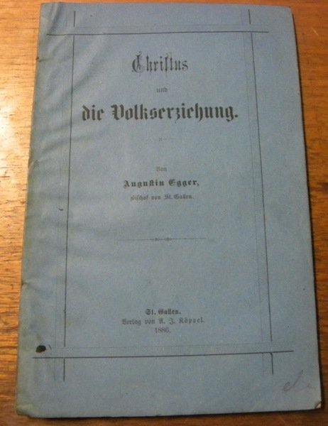 Christus und die Volkserziehung. | Immagine principale