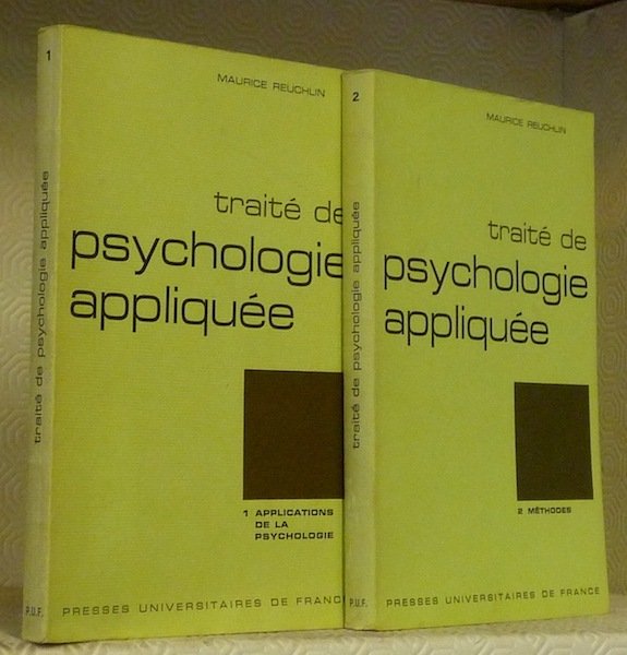 Traité de psychologie appliquée. Tome I : Les applications de … | Immagine principale