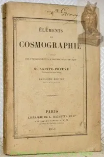 Eléments de cosmographie à l’usage des établissements d’instruction publique. 2e … | Immagine principale