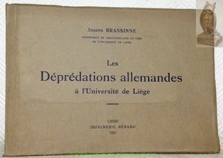 Les déprédations allemandes à l’Université de Liège.