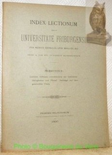 Heiligkreuz und Pfalzel. Beiträge zur Baugeschichte Triers. Index Lectionum quae …