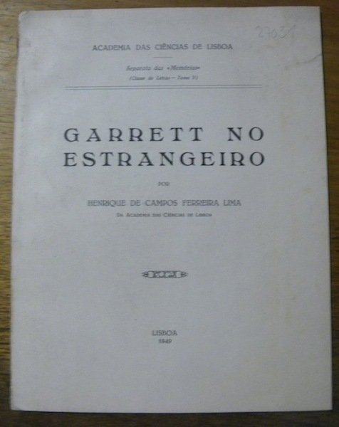 Garrett no estrangeiro.