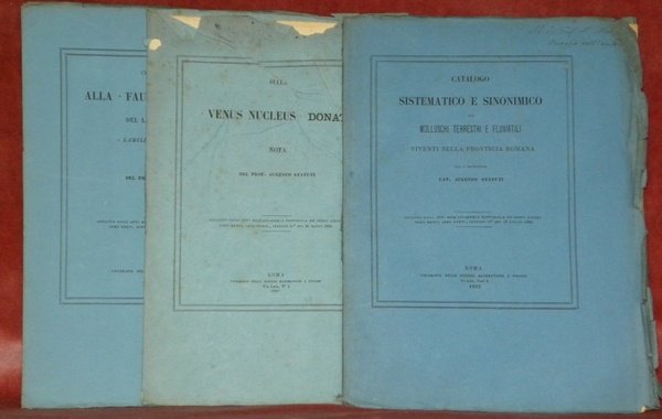 Contribuzione alla Fauna mediterranea del litorale Romano “Lamellaria” nova Species. …