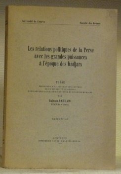 Les relations politiques de la Perse avec les gandes puissances …
