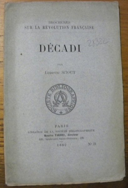 Décadi. Brochures sur la Révolution française.