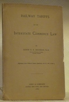 Railway tariffs and the interstate commerce Law.