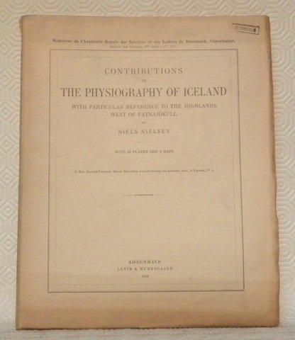 Contributions to the physiography of Iceland with particular reference to …
