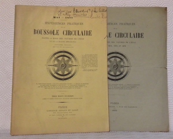 Expériences pratiques de la boussole circulaire, faites à bord des …