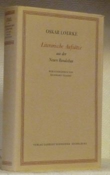 Literarische Aufsätze aus der “Neuen Rundschau”. Herausgegeben von Reinhard Tgahrt.