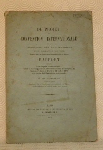 Du projet de convention internationale sur le transport de marchandises …