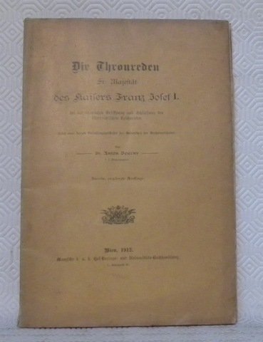 Die Chronreden Sr. Majestät des Kaisers Franz Josef I. bei … | Immagine principale