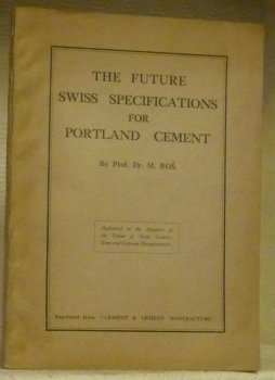 The future swiss specifications for Portland Cement. Dedicated to the … | Immagine principale