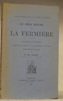 Le rôle social de la fermière. Son éducation professionnelle. Les … | Immagine principale