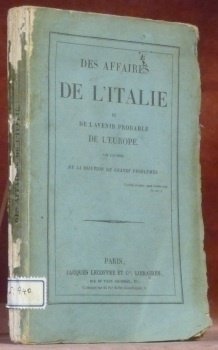 Des affaires de l’Italie et de l’avenir probable de l’Europe. … | Immagine principale