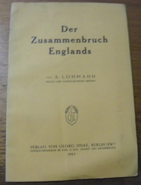 Der Zusammenbruch Englands. | Immagine principale
