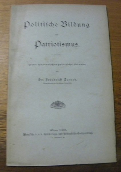 Politische Bildung und Patriotismus. Eine unterrichtspolitische Studie. | Immagine principale