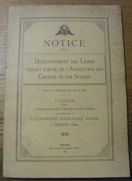 NOTICE sur le Développement des Lignes faisant partie de l’Association … | Immagine principale