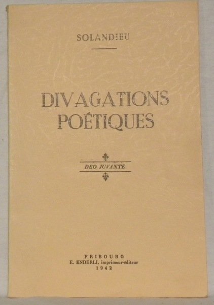 Divagations poétiques. | Immagine principale