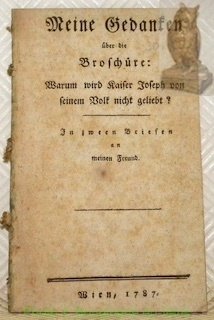 Meine Gedanken über die Brochüre: Warum wird Kaiser Joseph von … | Immagine principale