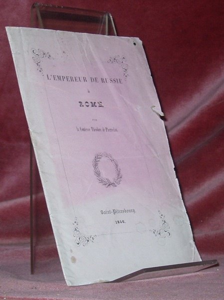 L’empereur de Russie à Rome.
