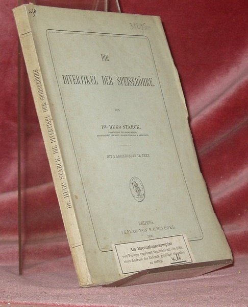 Die Divertikel der Speiseröhre. Mit 2 Abbildungen im Text.