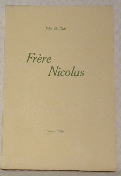 Frère Nicolas.