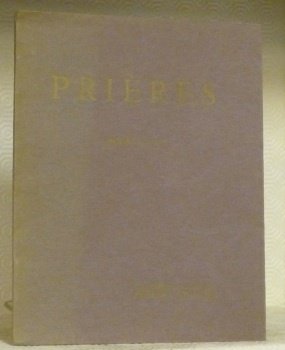 Prières. Illustrations de Maurice Rocher.