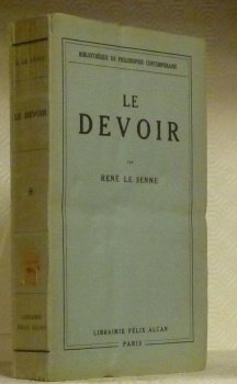 Le devoir. Bibliothèque de Philosophie Contemporaine.