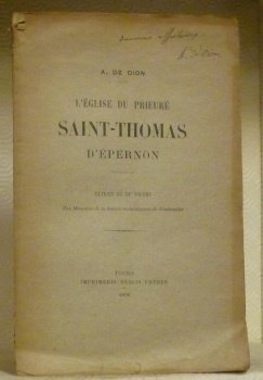 L’église du prieuré Saint-Thomas d’Epernon. Extrait du XVe volume des …