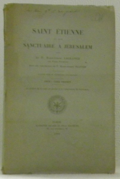 Saint Etienne et son sanctuaire à Jérusalem. Introduction du P. … | Immagine principale