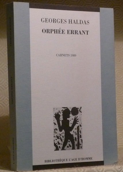 Orphée errant. Carnets 1989. | Immagine principale