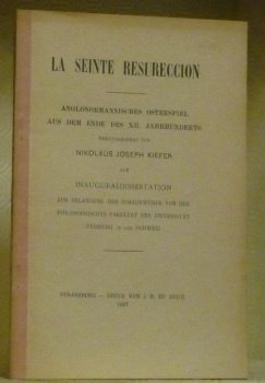 La seinte resureccion. Anglonormannisches Osterspiel aus dem Ende des XII. … | Immagine principale