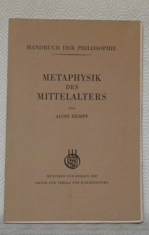 Metaphysik des Mittelalters. “Handbuch der Philosophie”. | Immagine principale