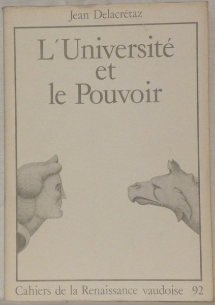 L’université et le pouvoir.