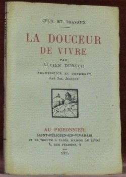 La Douceur de Vivre. Coll. Jeux et Travaux. Frontispice et …