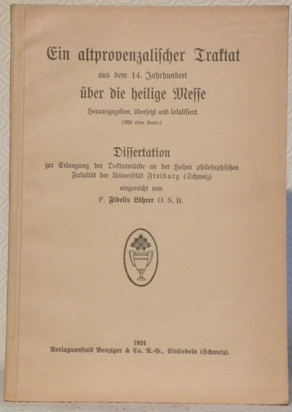 Ein altprovenzalischer Traktat aus dem 14. Jahrhundert über die heilige … | Immagine principale